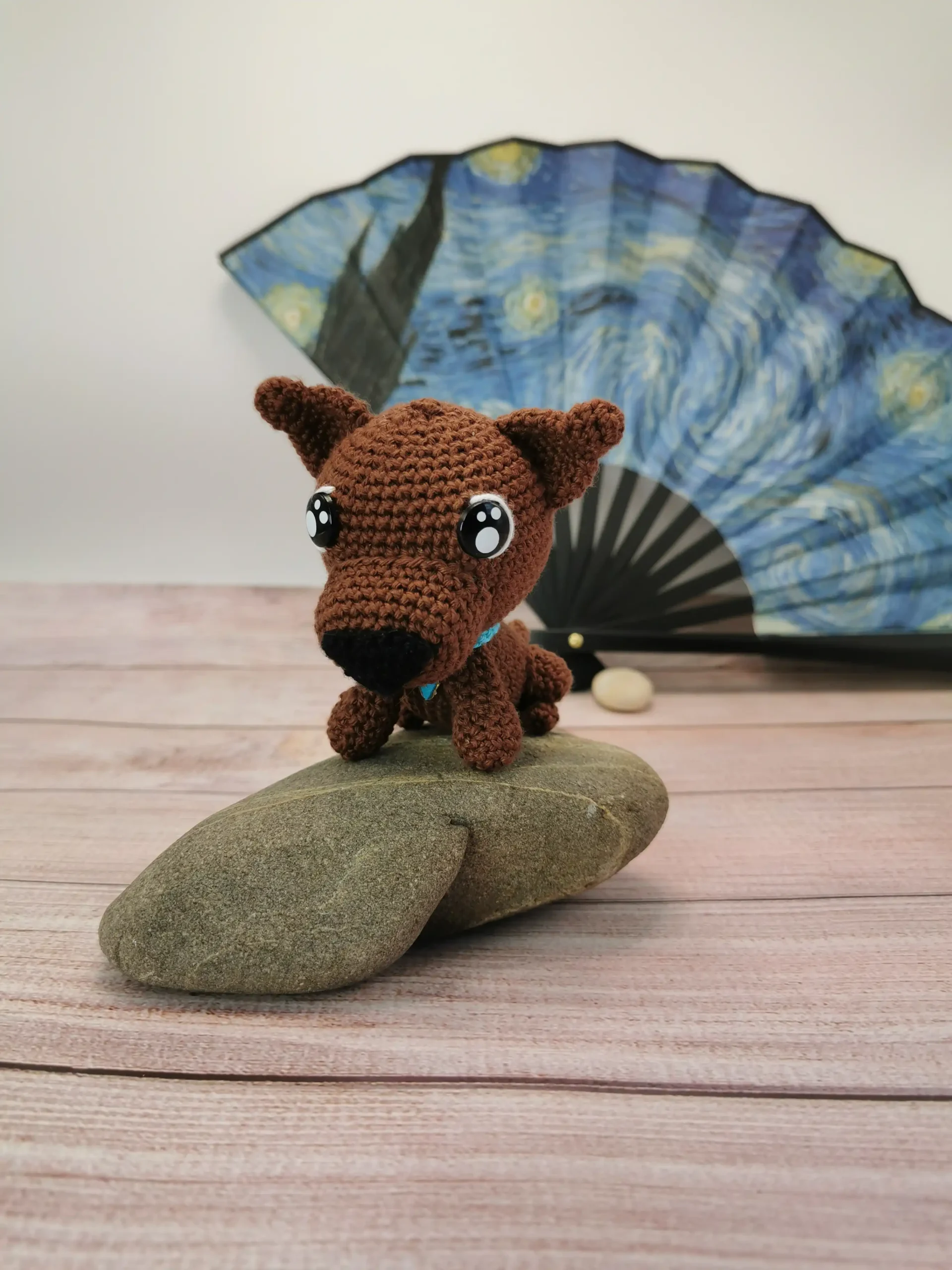 scooby doo amigurumi fait au crochet par La Mu's Heure