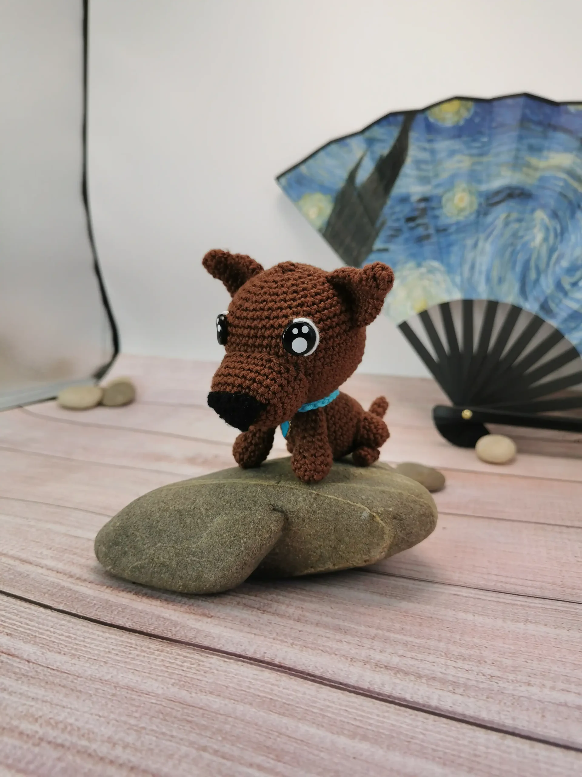scooby doo amigurumi fait au crochet par La Mu's Heure