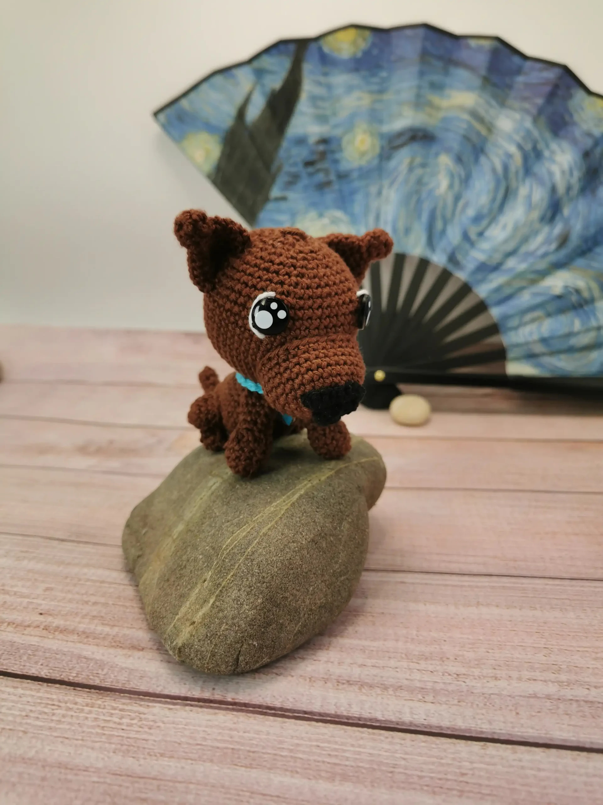 scooby doo amigurumi fait au crochet par La Mu's Heure