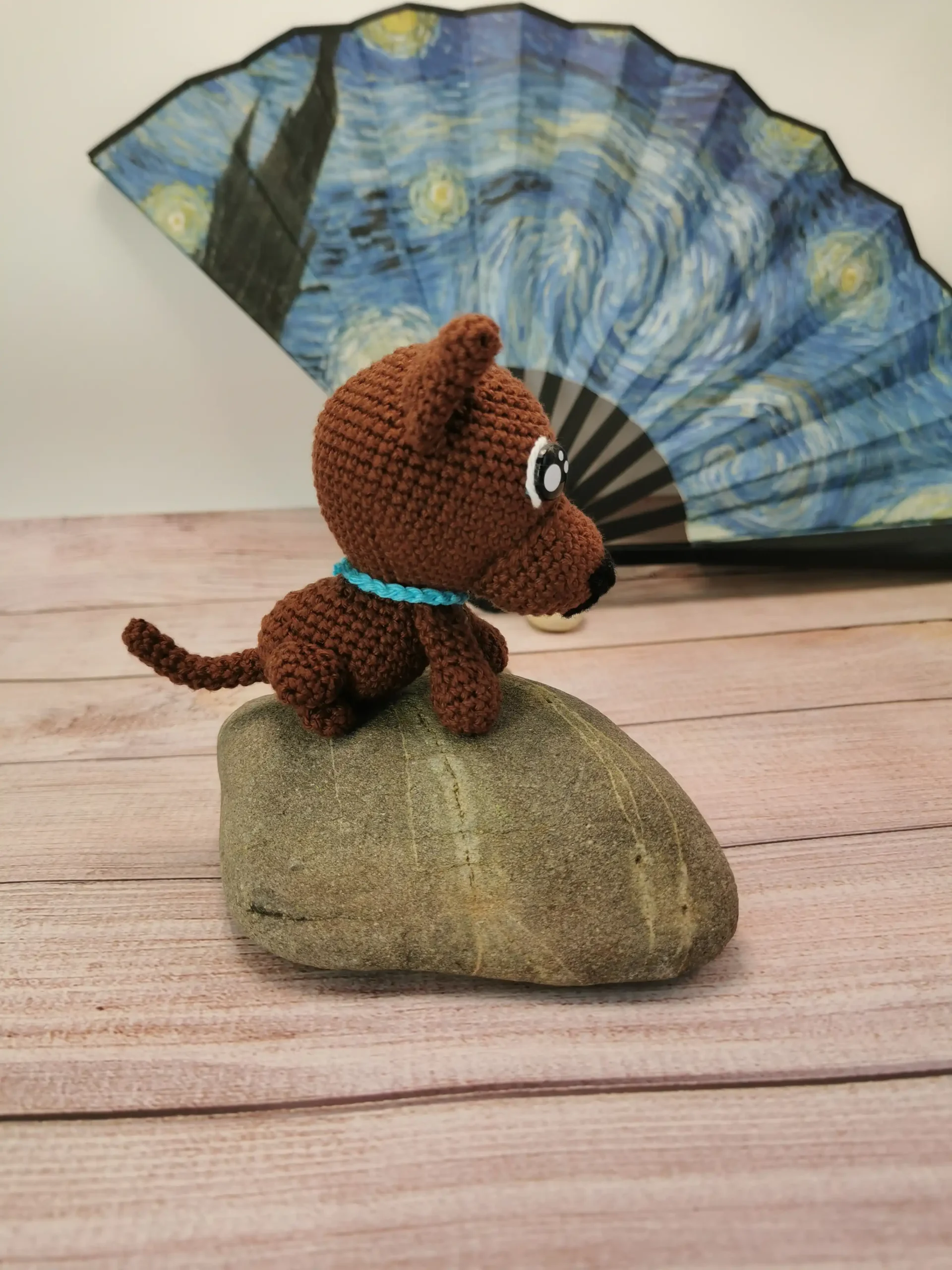 scooby doo amigurumi fait au crochet par La Mu's Heure