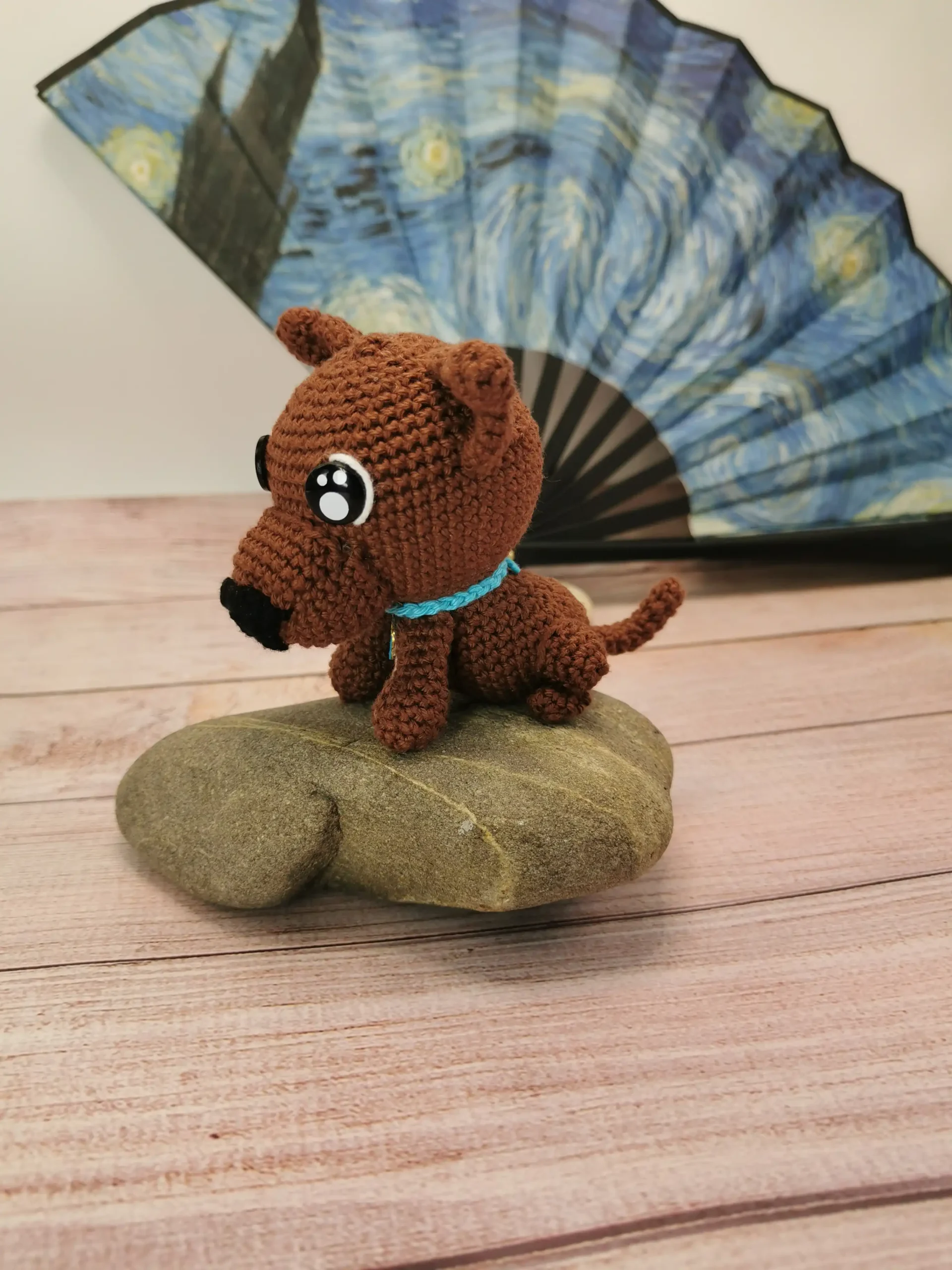 scooby doo amigurumi fait au crochet par La Mu's Heure