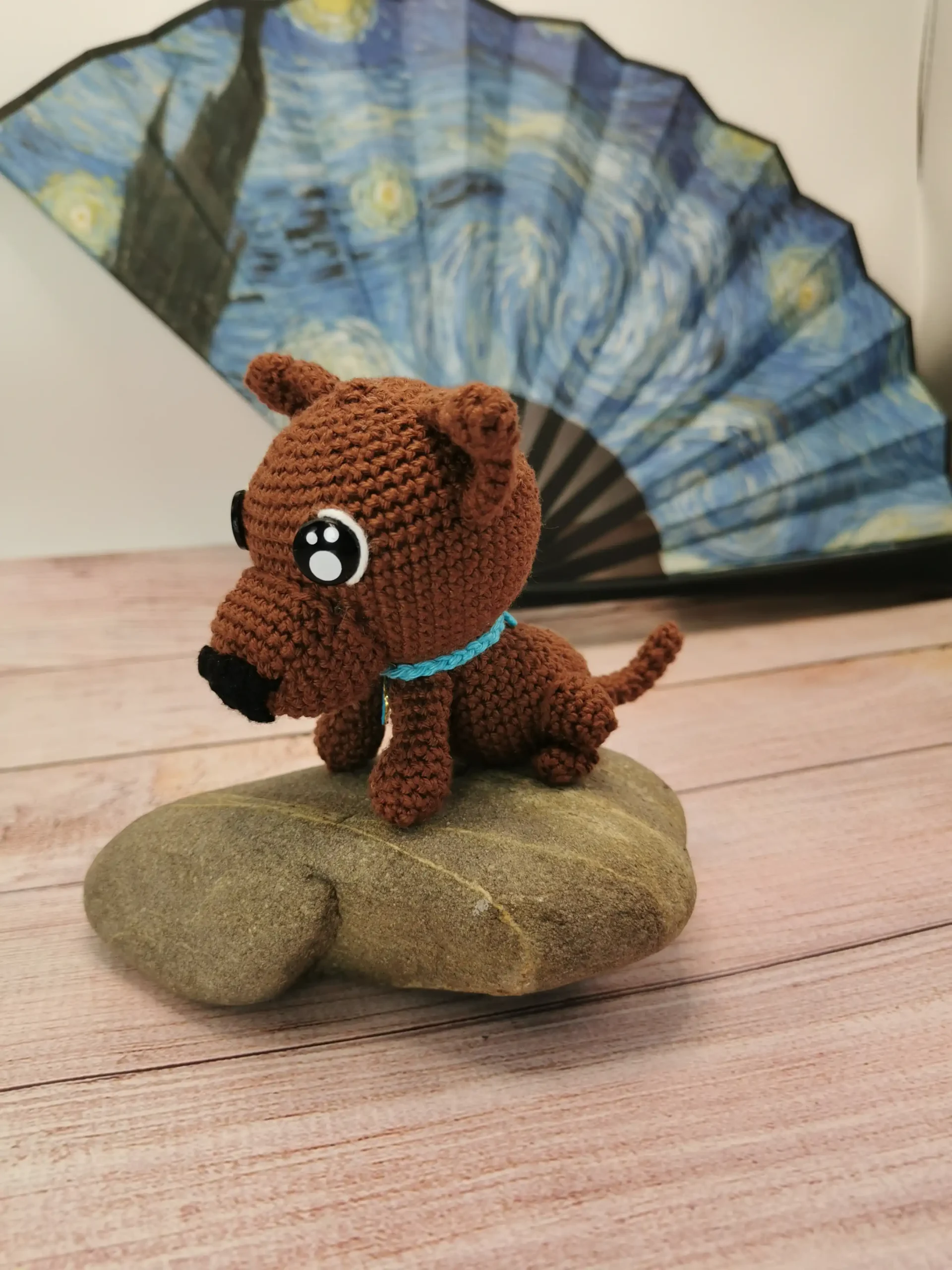 scooby doo amigurumi fait au crochet par La Mu's Heure