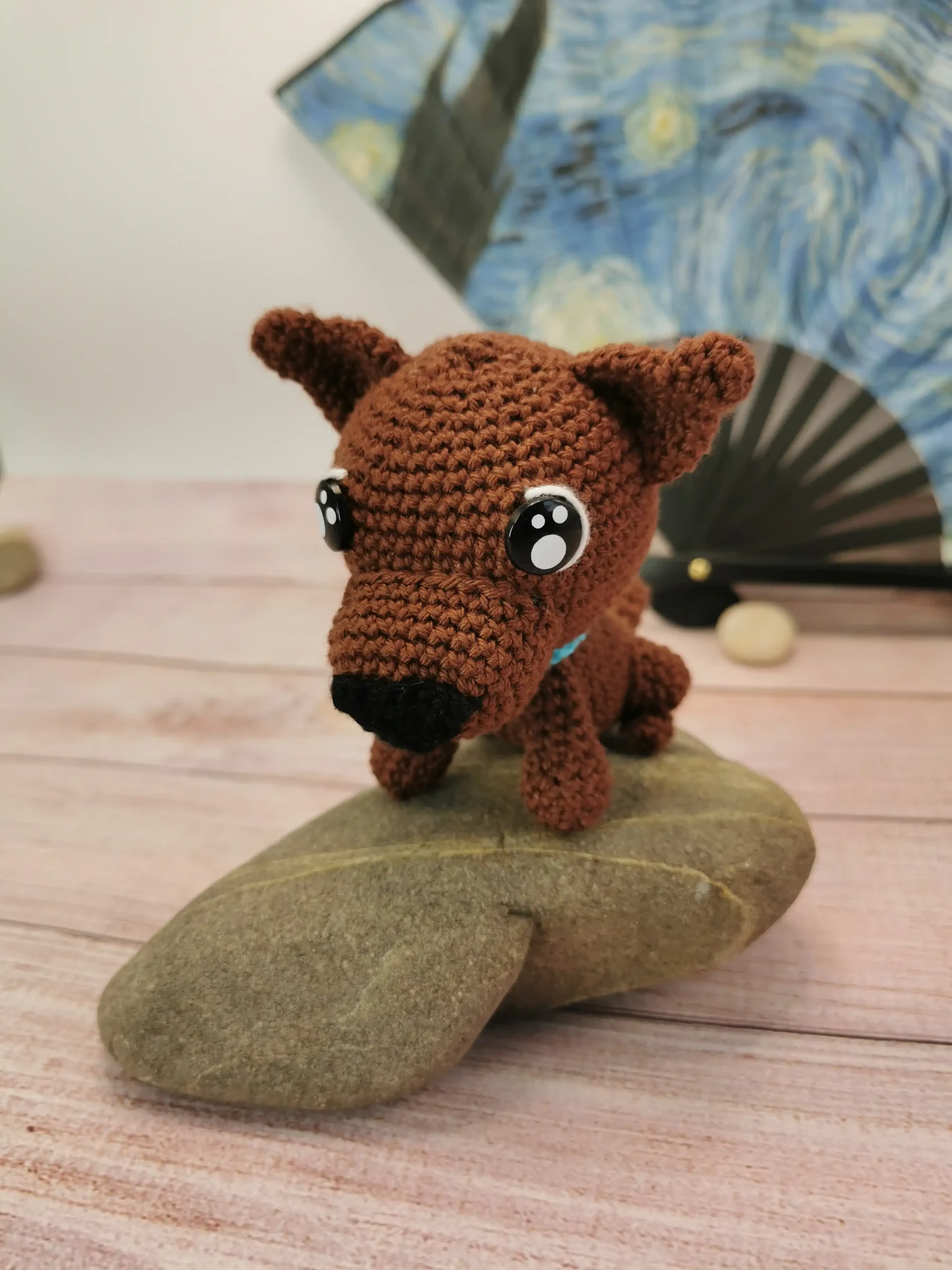 scooby doo amigurumi fait au crochet par La Mu's Heure