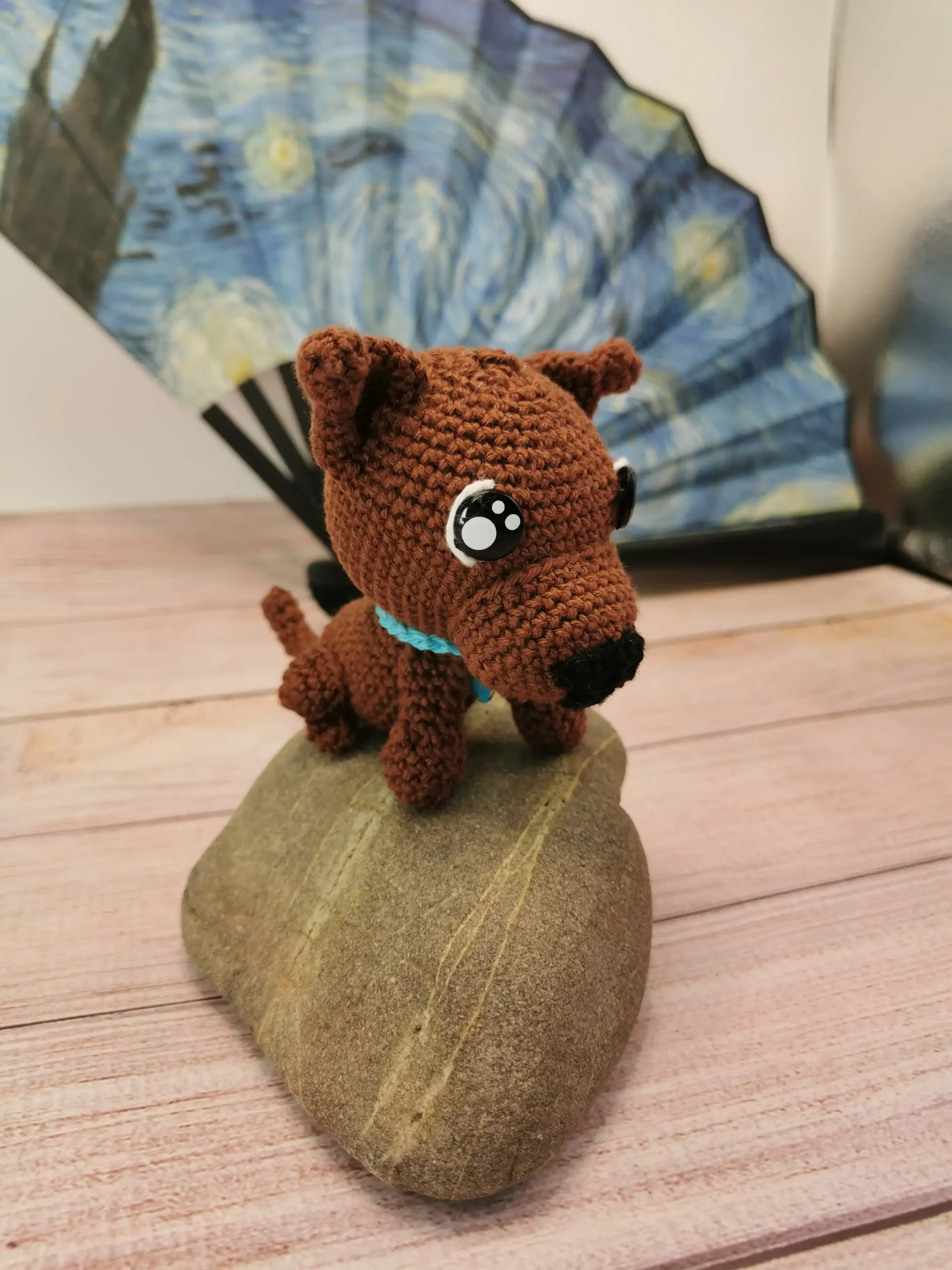 scooby doo amigurumi fait au crochet par La Mu's Heure