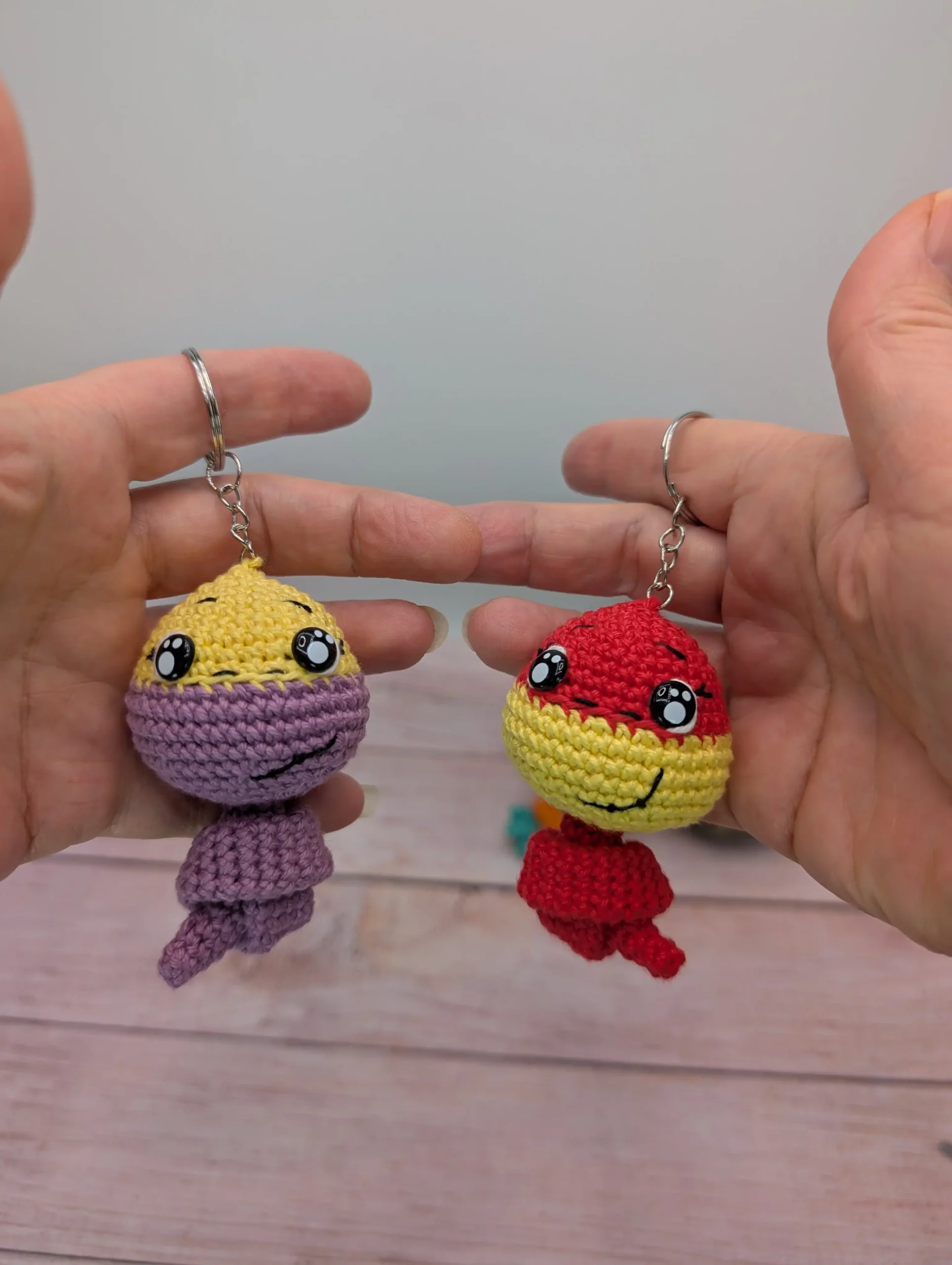 Serpent amigurumi fait main au crochet fait par La Mu's heure
