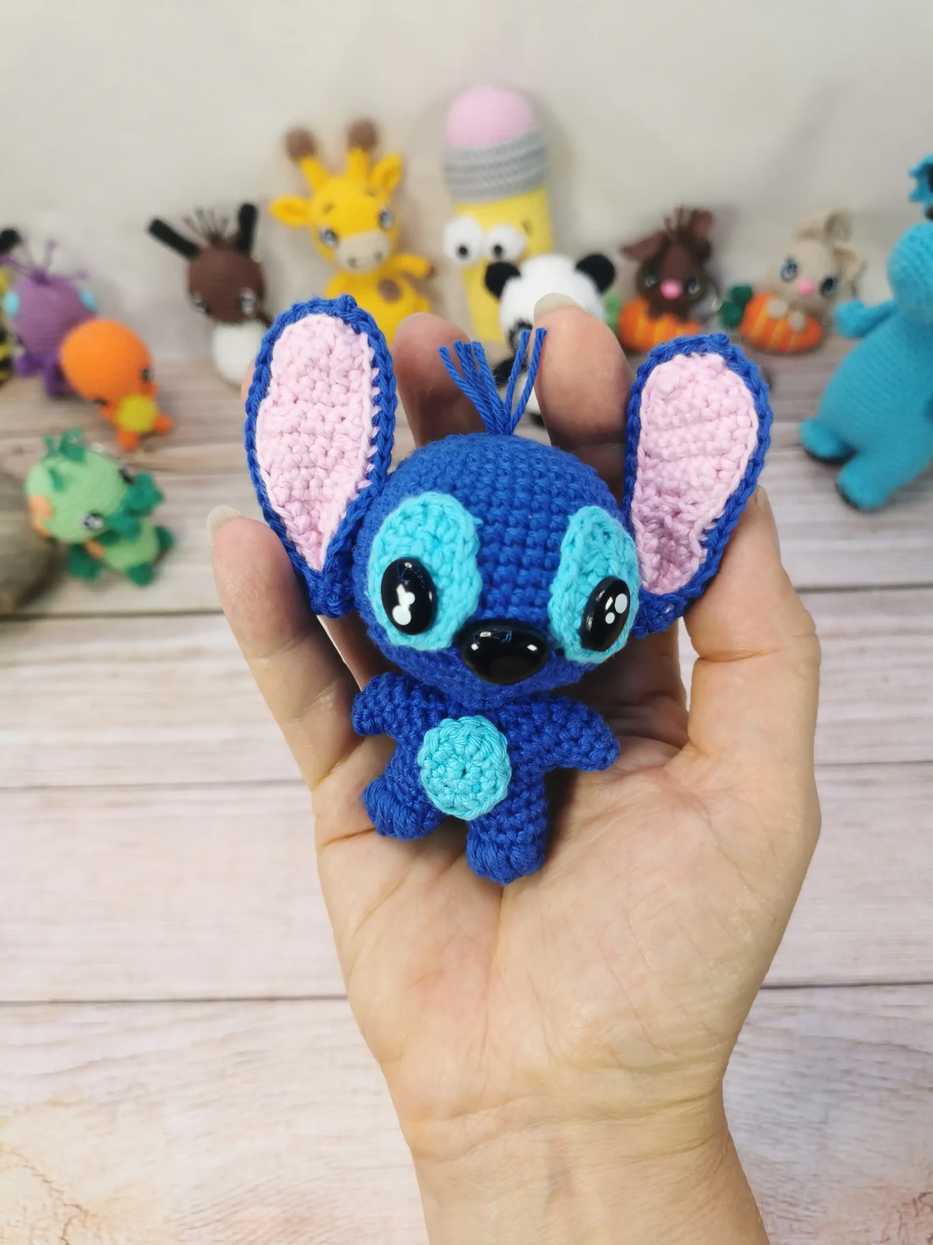 Stitch fait main au crochet par la Mu's Heure