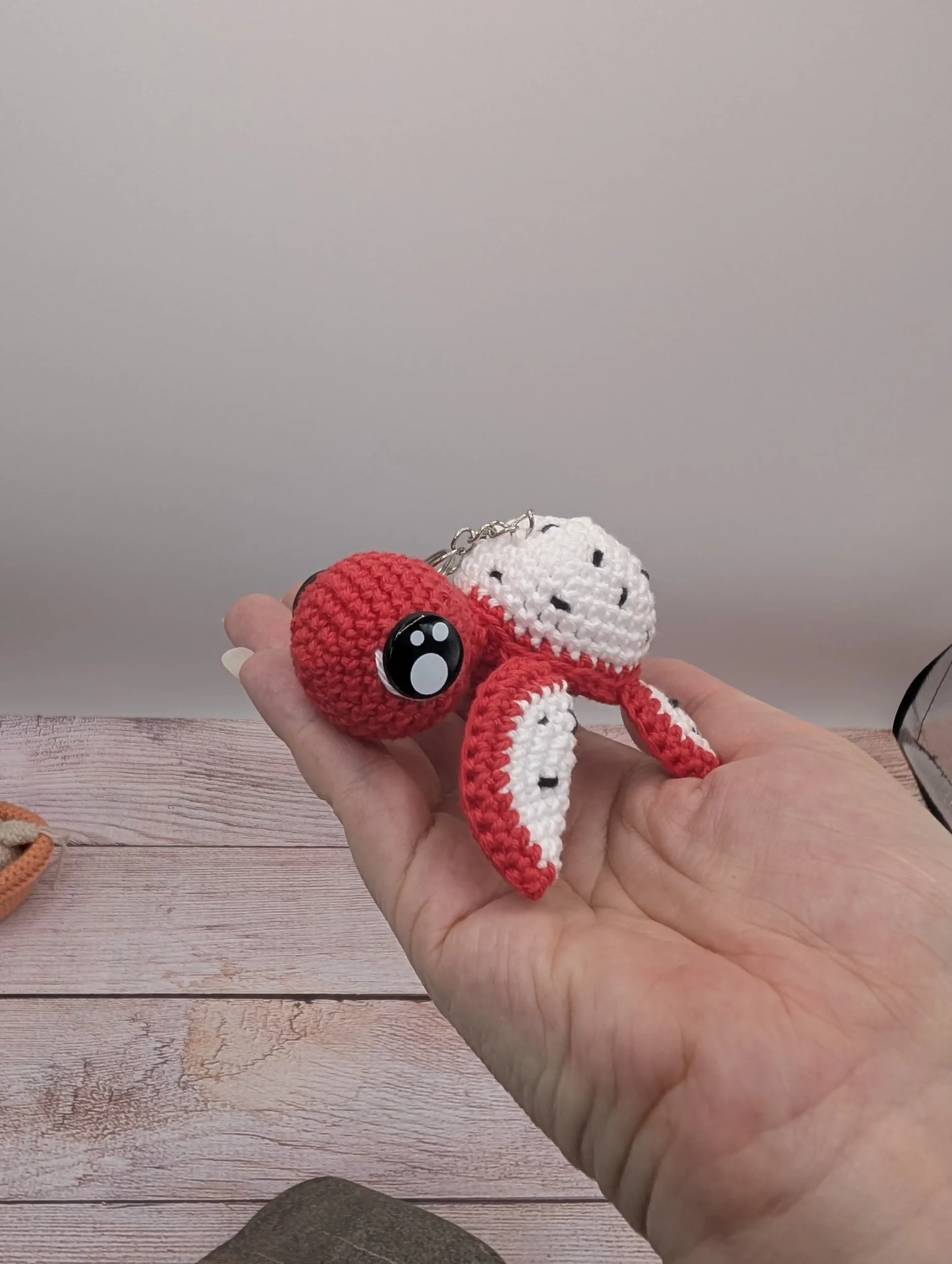 Tortue amigurumi fait main au crochet fait par La Mu's heure