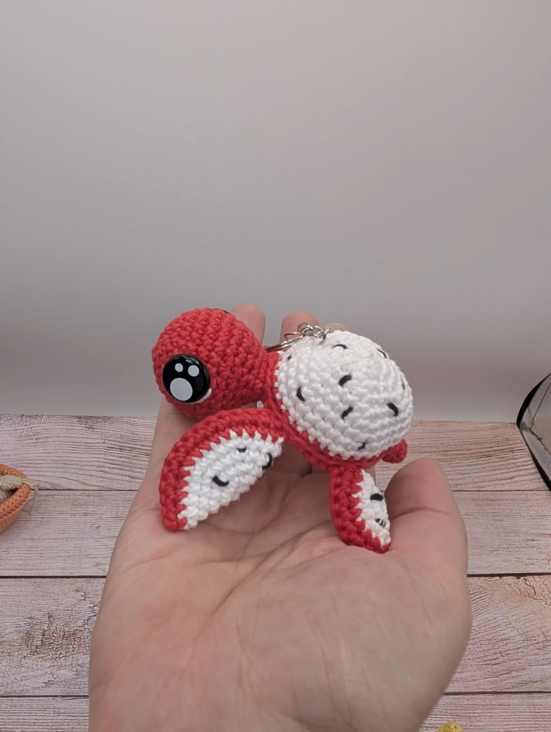 Tortue amigurumi fait main au crochet fait par La Mu's heure