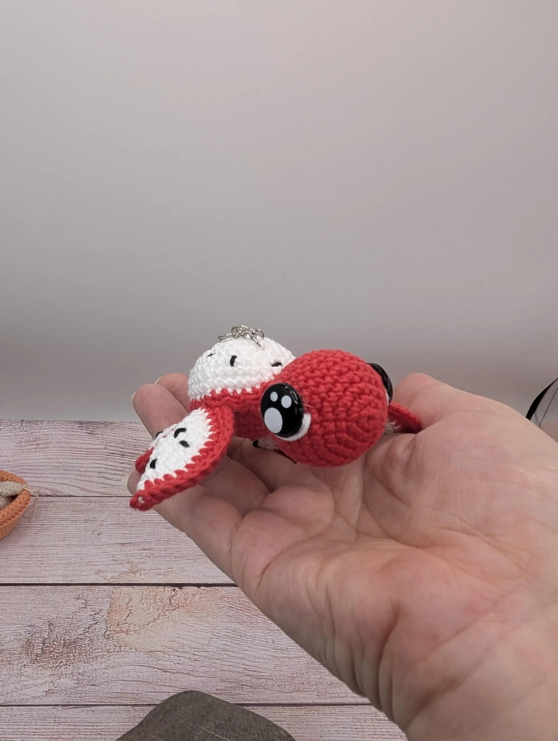 Tortue amigurumi fait main au crochet fait par La Mu's heure