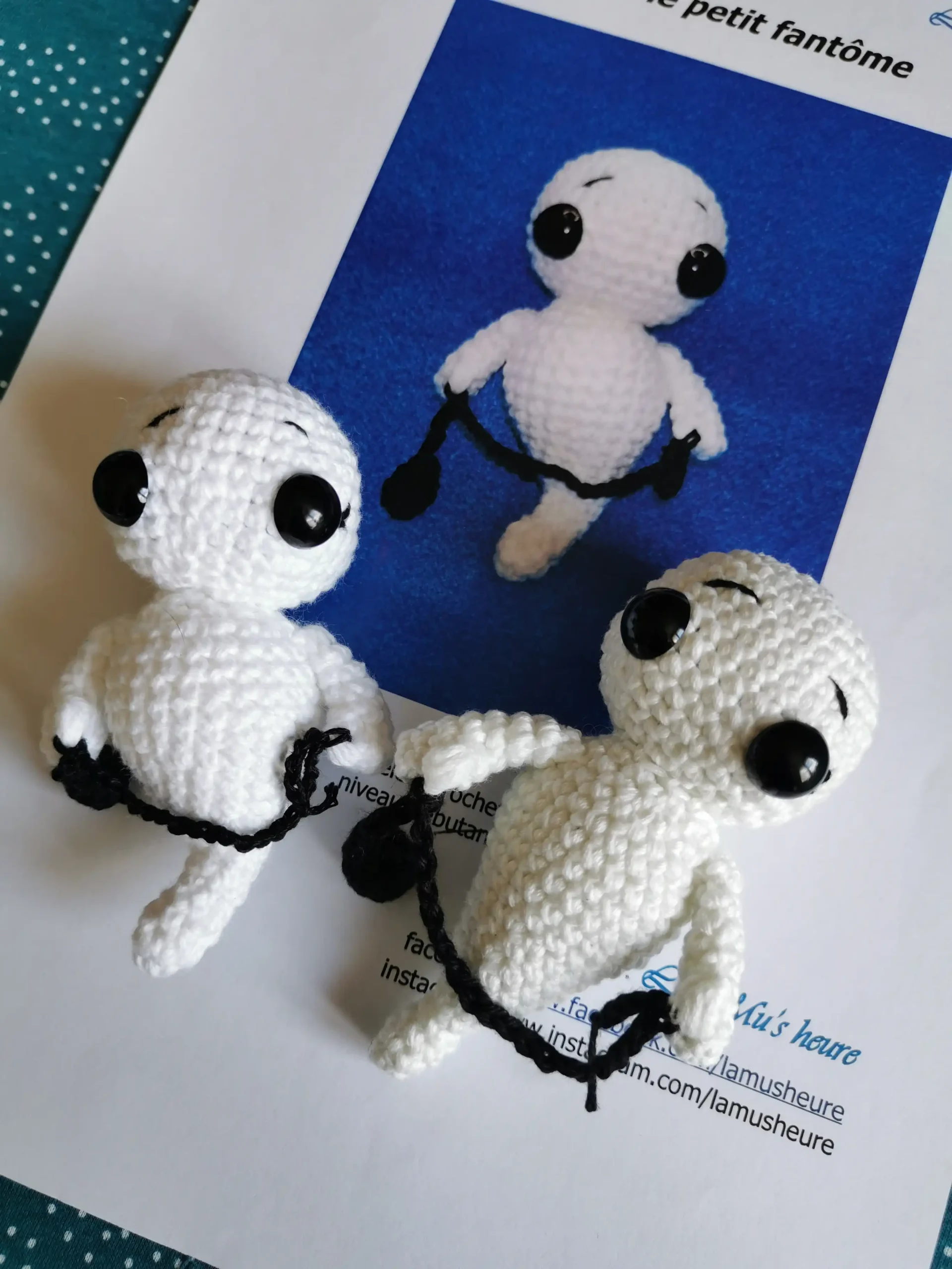 Gentil fantôme fait main au crochet par la Mu's Heure