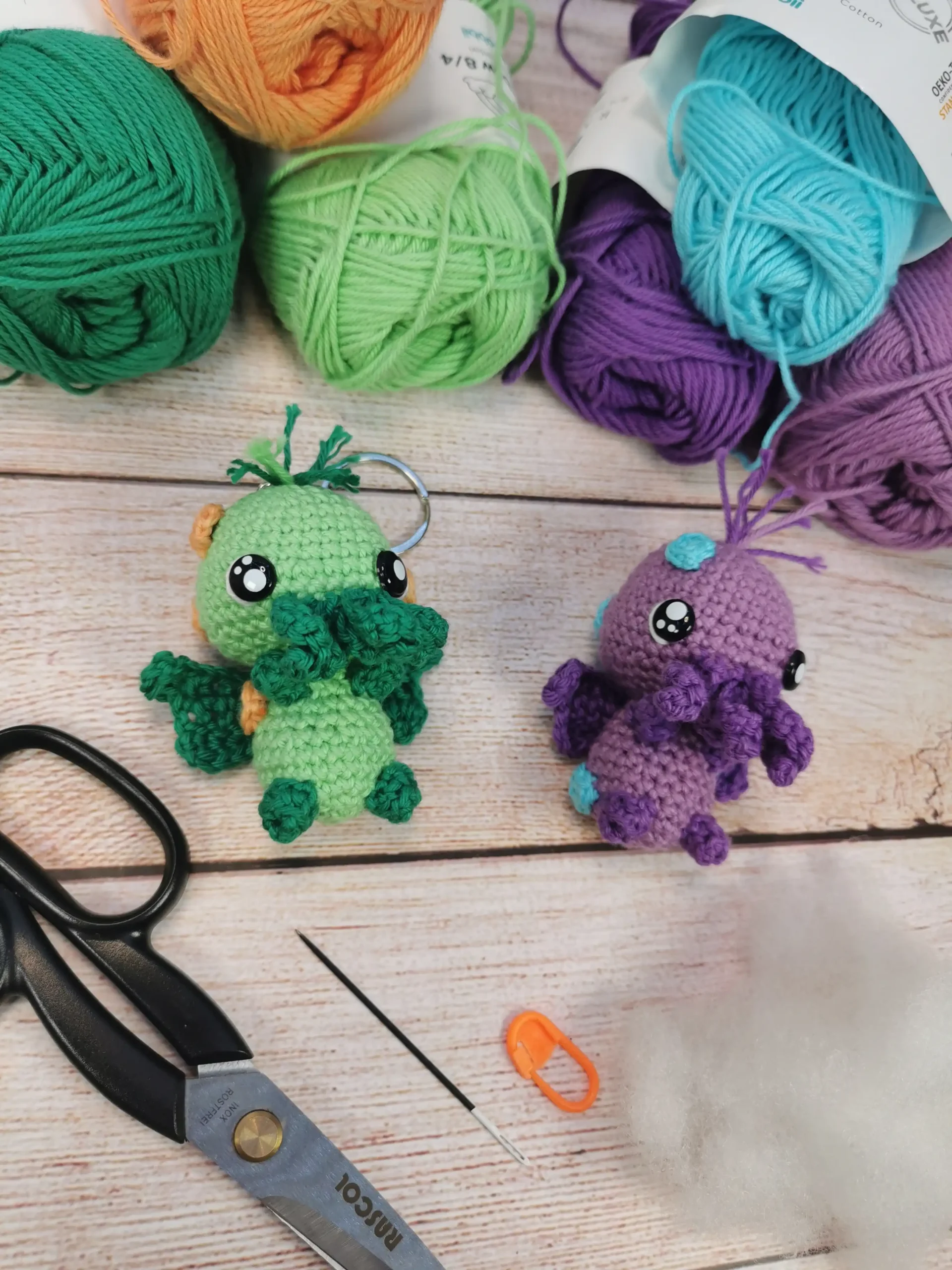 Tutoriel crochet Pdf en français Bébé Cthulhu niveau débutant par La Mu's Heure