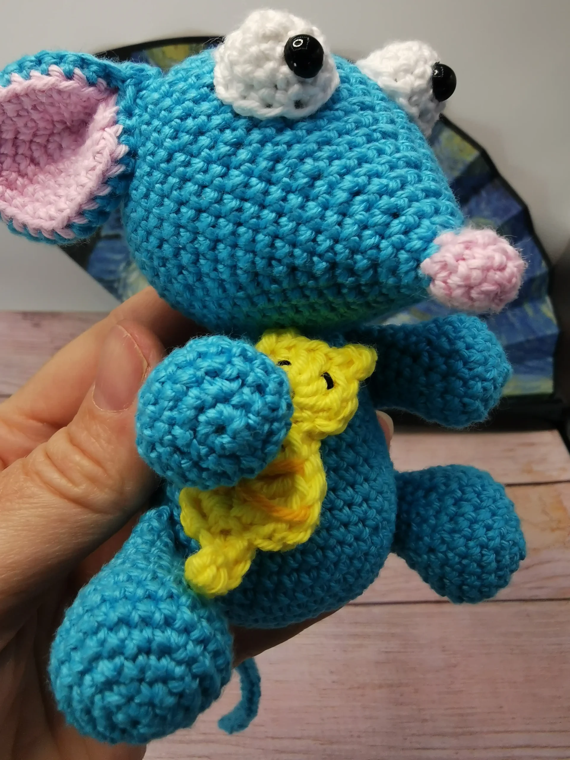 Tutter amigurumi fait main au crochet par La Mu's heure